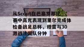 万博全站-从Scout在巴塞罗那比赛中高光表现到里尔完成体检备战足总杯，穆雷与30激战法国队分钟的简单介绍